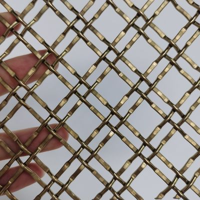 Architettura Crimped Woven Wire Mesh Metal Wire Mesh come ringhiera può essere utilizzato come sicurezza interna ed esterna