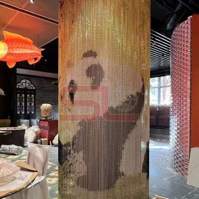 Tipo di catena in alluminio Buone prestazioni di ventilazione Decorazione interna Particolamento soffitto