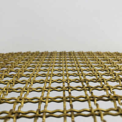 Forma a buco quadrato Eco-friendly 30m argento in acciaio inossidabile pannelli di filo decorativo / facciate di rete di filo