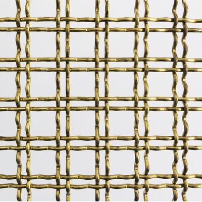 Forma a buco quadrato Eco-friendly 30m argento in acciaio inossidabile pannelli di filo decorativo / facciate di rete di filo