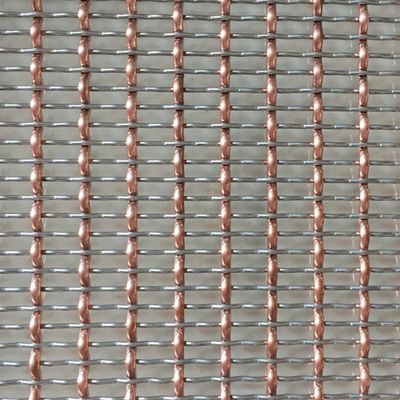 pannelli di griglia a buco quadrato decorativi in argento lucidato per progetti residenziali ecologici