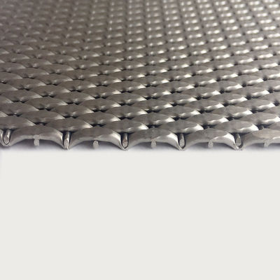 Griglie decorative in acciaio inossidabile metallico d'argento da 2-6 mm per porte di armadi moderni