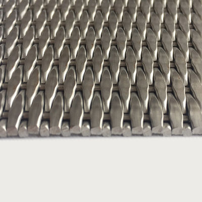 Griglie decorative in acciaio inossidabile metallico d'argento da 2-6 mm per porte di armadi moderni