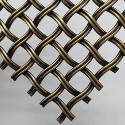Griglie decorative a filo a maglia personalizzabili Area aperta 52%