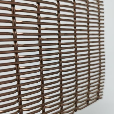 Griglie a maglia decorativa a prova di fuoco con trattamento superficiale PVDF