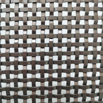 Griglie decorative in acciaio inossidabile a maglia di filo tessuto per architettura