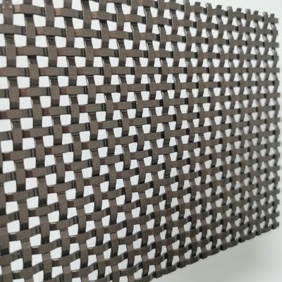 Griglie decorative in acciaio inossidabile a maglia di filo tessuto per architettura