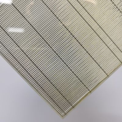 Griglia tessuta su misura per la produzione di vetro stratificato decorativo