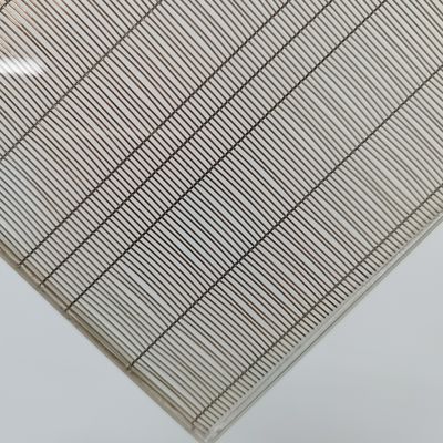 Alta resistenza alla trazione Resistenza alla trazione Decorative Wire Mesh Laminated Glass Fire Resistance A1
