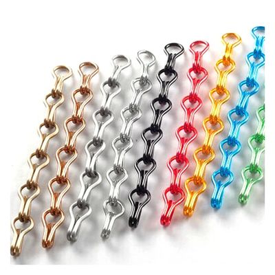 Catena di alluminio personalizzabile a schermo a mosca filtro di diametro 2 mm Dimensione standard 12 mm * 24 mm