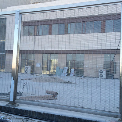 In acciaio inossidabile pannelli di rete di filo tessuto rinforzati