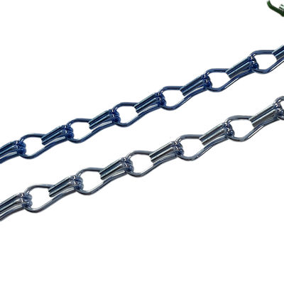 Schermo a mosca a catena di alluminio personalizzabile con distanza di catena di 24 mm e rotaie accessorie e altri accessori