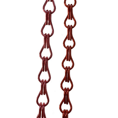 Distanza tra le catene 24 mm Catena di alluminio schermo a mosca facile da installare Rails Fittings inclusi