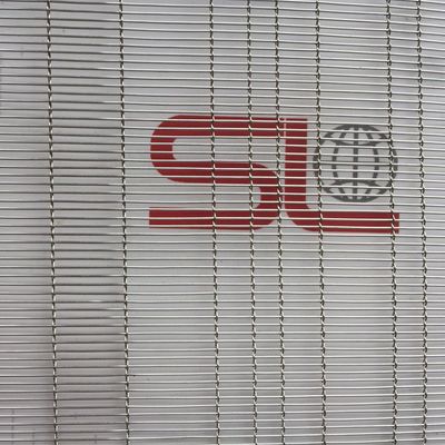 Griglia in acciaio inossidabile Vetro stratificato Spazi moderni Pareti decorative Pareti soffitto Accenti ISO Taglio personalizzato