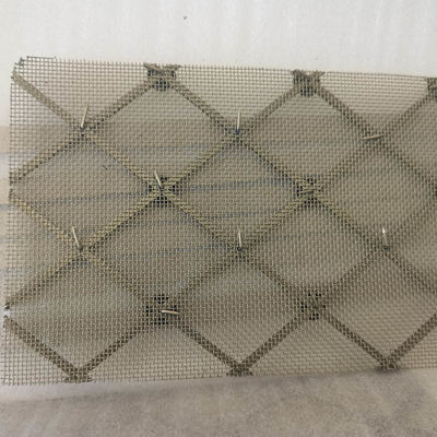 3.15mm diametro di trama rete di filo decorativa con trattamenti di superficie personalizzati