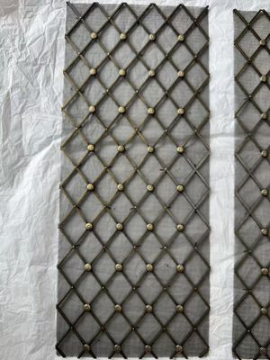 0.6m-2.4m Larghezza Griglie decorative a maglia di filo per porta armadio