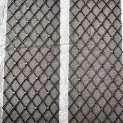 0.6m-2.4m Larghezza Griglie decorative a maglia di filo per porta armadio