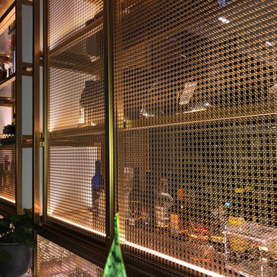 3.15 mm di diametro di curvatura Griglie di filo decorative ad alta resistenza strette per armadi
