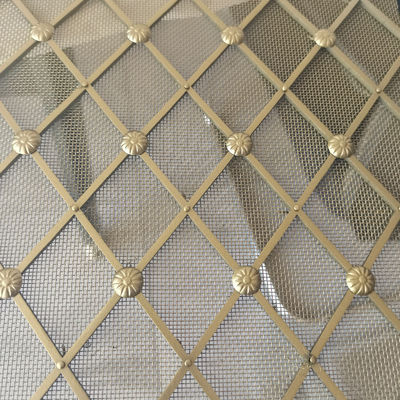 3.15mm diametro di trama rete di filo decorativa con trattamenti di superficie personalizzati
