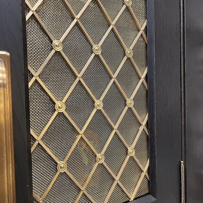 Area di apertura 49% Griglia di maglia di filo tessuto in acciaio inossidabile per la decorazione degli armadi