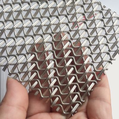 4.5mm Spessore della maglia Griglie decorative in acciaio inossidabile per porte di armadi metallici