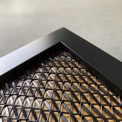 4.5mm Spessore della maglia Griglie decorative in acciaio inossidabile per porte di armadi metallici