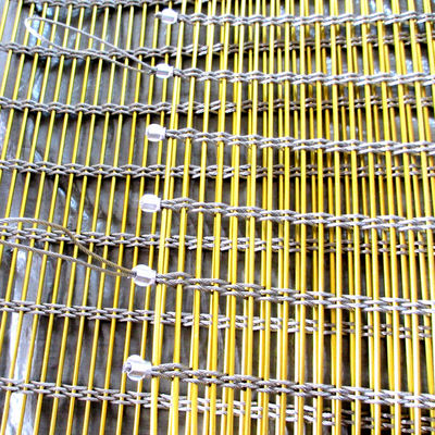 Griglia di acciaio inossidabile certificata a prova di fuoco da 8 mm per rivestimenti di ventilazione delle facciate degli edifici di grattacieli