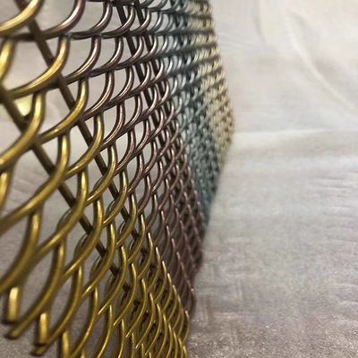 Acciaio inossidabile Decorative Woven Wire Mesh Larghezza 0,6m-2,4m