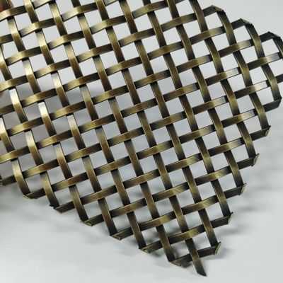 Acciaio inossidabile Decorative Woven Wire Mesh Larghezza 0,6m-2,4m