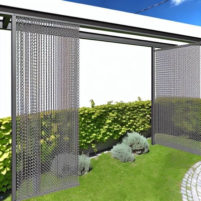 Tenda decorativa in rete di alluminio per giardino e paesaggistica