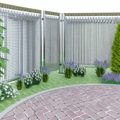 Tenda decorativa in rete di alluminio per giardino e paesaggistica