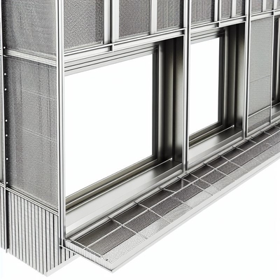 Tenda architettonica in rete di lega di alluminio da 12 mm per facciate di edifici