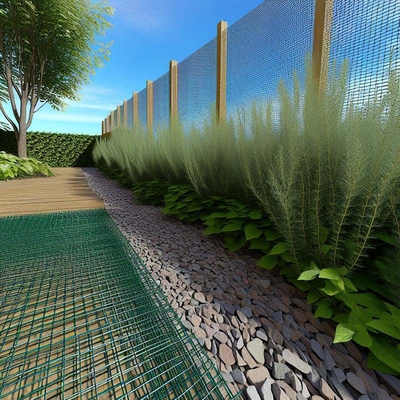 Rete metallica tessuta architettonica con diametro del filo di 2,0 mm per giardinaggio paesaggistico