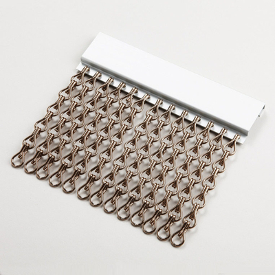 Colore naturale decorativo di Chainmail Ring Mesh Curtain Screen Building Facades