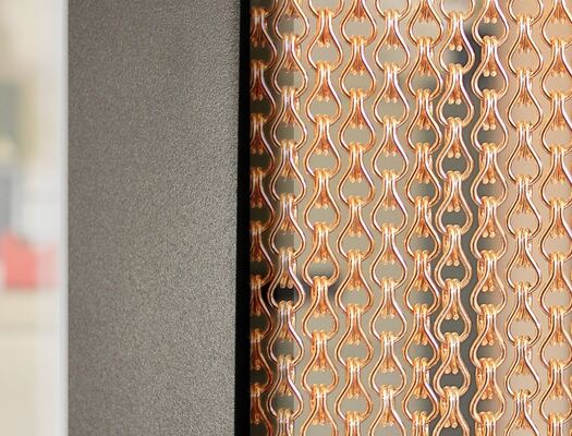 Schermo anti-insetto a catena di alluminio con area aperta del 60% e diametro di filo di 1,2 mm per la protezione contro gli insetti riutilizzabile