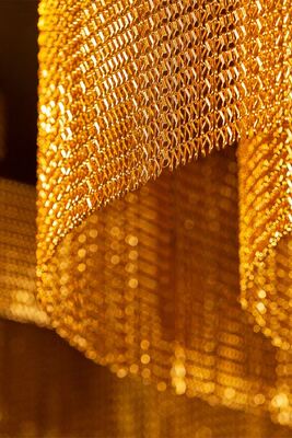 12x24mm taglia catena di alluminio catena mosca schermo con 60% di area aperta e 1,2 mm di diametro del filo per la protezione dagli insetti