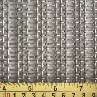 Buona flessibilità rete architettonica in acciaio inossidabile con diametro cavo di 2,5 mm X 4 e superficie placcata bronzo antico per facciate di edifici