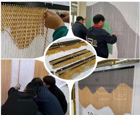 Schermo anti mosca a catena di alluminio resistente Ideale per l'industria fornendo un'efficace protezione dagli insetti e prestazioni durature