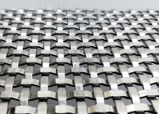 Rete metallica tessuta Mesh Wall Cladding For Architectural decorativa del metallo di acciaio inossidabile