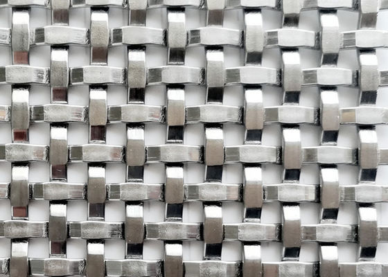 Rete metallica tessuta Mesh Wall Cladding For Architectural decorativa del metallo di acciaio inossidabile
