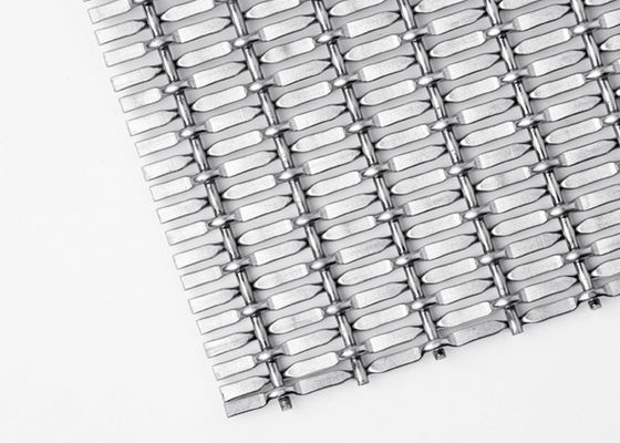 Divisori decorativi tessuti 5mm di titanio del metallo di Mesh Fabric 15m del metallo di placcatura