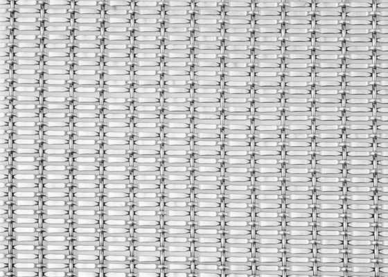 Divisori decorativi tessuti 5mm di titanio del metallo di Mesh Fabric 15m del metallo di placcatura