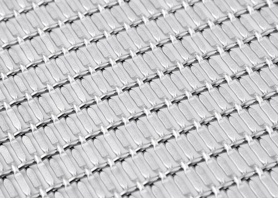 Divisori decorativi tessuti 5mm di titanio del metallo di Mesh Fabric 15m del metallo di placcatura