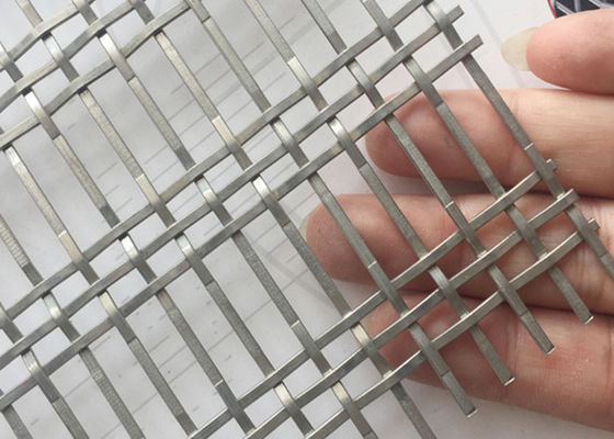 Progetto di aggiornamento Reverse Dutch Weave Architectural Woven Wire Mesh Certificazione ISO9001-2015