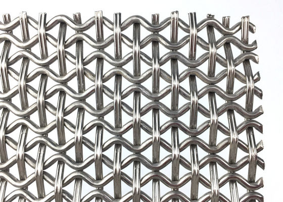 SS316 Maglia Tessuta a Colore Naturale Pannello in Rete Metallica Decorativa Resistenza alla Corrosione