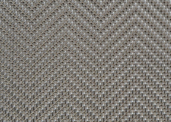 4.5mm hanno tricottato il cavo tessuto architettonico Mesh Panels Purity Titanium