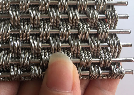 Cavo tessuto architettonico decorativo unito Mesh Anti Corrosion di 5.5mm