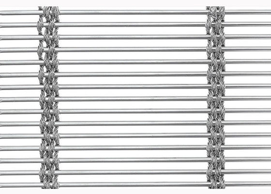 Anti apertura architettonica di acciaio inossidabile Mesh Rope Rod 44,7% della divisione dell'alcali