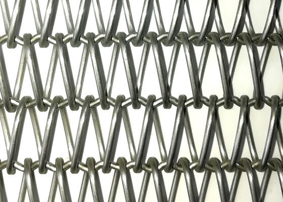 0.5mm-2.0mm Diametro del filo Maglia a spirale con certificato SGS / Larghezza 0.5m-2.0m