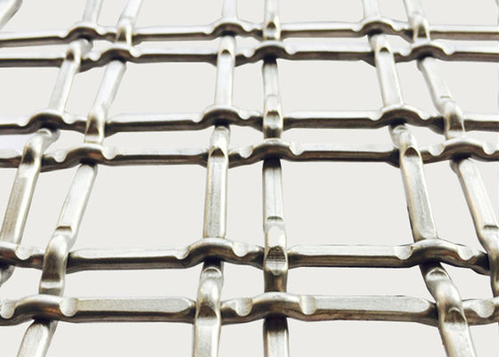 4"» cavo d'ottone Mesh Decorative Fence ISO9000 del doppio unito 13ft ×4